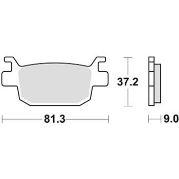 Braking brzdové doštičky (sinterová zmes P30) (2 ks) M501 – 322 (M501-322)