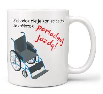 Hrnček Dôchodok nie je koniec (Náplň hrnčeka: Žiadna)