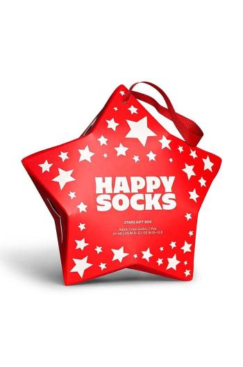 Ponožky Happy Socks červená farba