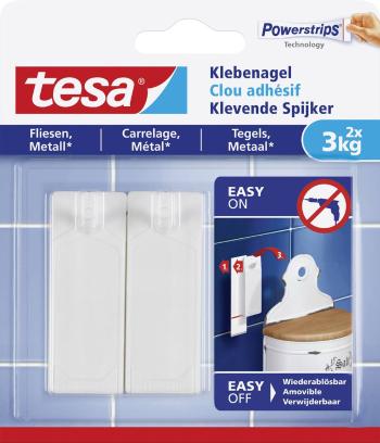 tesa 77763 tesa® lepiaci klinec  biela Množstvo: 2 ks