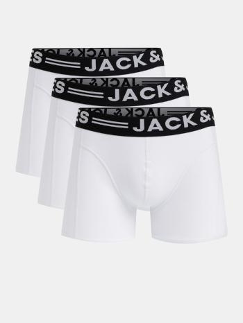 Jack & Jones Sense Boxerky 3 ks Biela