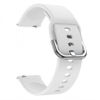 Samsung Galaxy Watch Active 2 40/44mm Silicone remienok, White (SSG002C07)