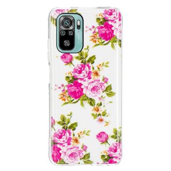 ART TPU Svietiaci obal Xiaomi Redmi Note 10 / Note 10S ROSE