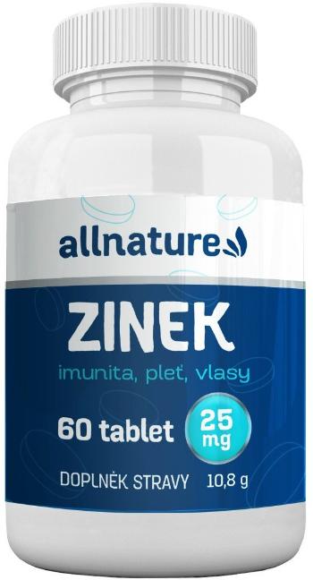 Allnature Zinek 25 mg 60 tabliet