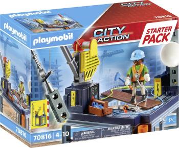 Playmobil® City Action Stavenisko štartovacieho balíčka s navijakom 70816