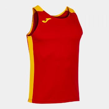 RECORD II TANK TOP RED YELLOW M