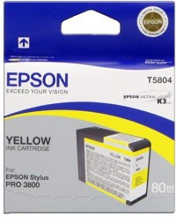 Epson T580400 žltá (yellow) originálna cartridge