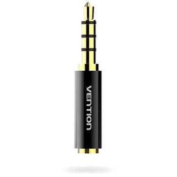 Vention 3,5 mm Jack Male to 2,5 mm Female Audio Adapter Black Metal Type (BFBB0)