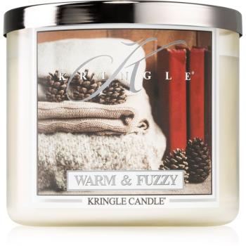 Kringle Candle Warm & Fuzzy vonná sviečka 411 g