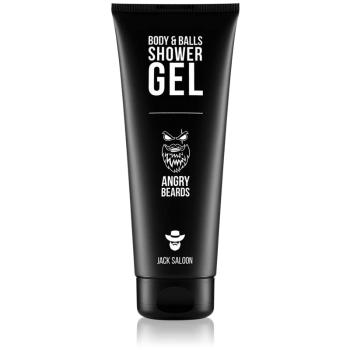 Angry Beards Jack Saloon Shower Gel hydratačný sprchový gél pre mužov 230 ml