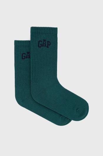 Ponožky GAP pánske, zelená farba