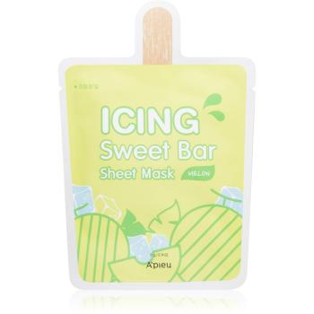 A´pieu Icing Sweet Bar Mask Melon upokojujúca plátienková maska 21 g