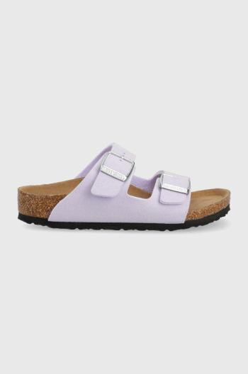 Detské šľapky Birkenstock fialová farba