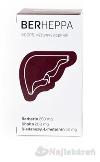 BERHEPPA na zníženie množstva tuku v pečeni 60 tabliet