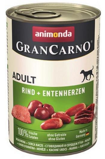 Animonda Gran Carno Adult hovädzie & kačacie srdiečka 6 x 400 g