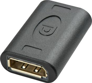 LINDY 41020 DisplayPort adaptér [1x zásuvka DisplayPort - 1x zásuvka DisplayPort] čierna
