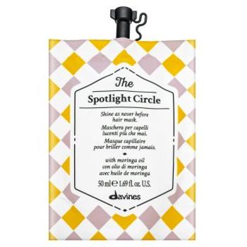 Davines The Spotlight Circle posilňujúca maska pre hebkosť a lesk vlasov 50 ml