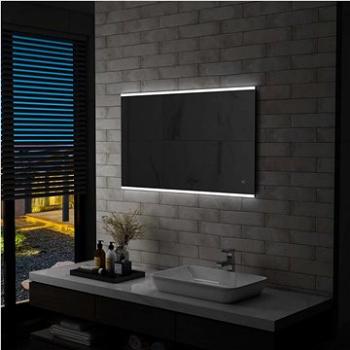 Kúpeľňové zrkadlo s LED svetlami a dotykovým senzorom 100 × 60 cm (144734)