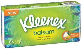 KLEENEX Hygienické vreckovky Balsam Hanks 8 x 9 ks