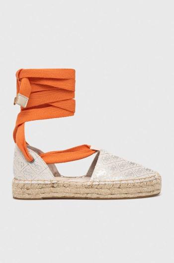 Espadrilky Guess JALENE3 béžová farba, FL6JL3 FAL14