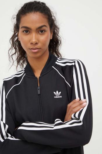 Mikina adidas Originals Adicolor Classics SST dámska, čierna farba, s nášivkou,  IK4034,