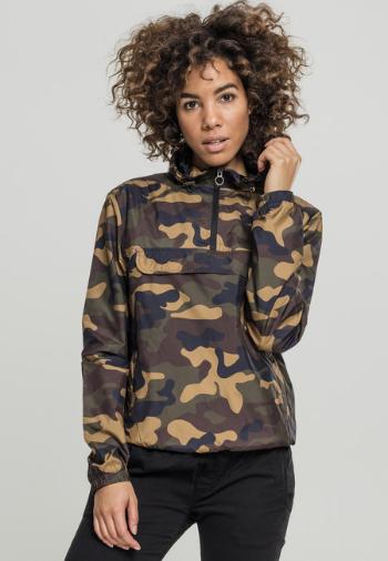 Urban Classics Ladies Camo Pullover woodcamo - S