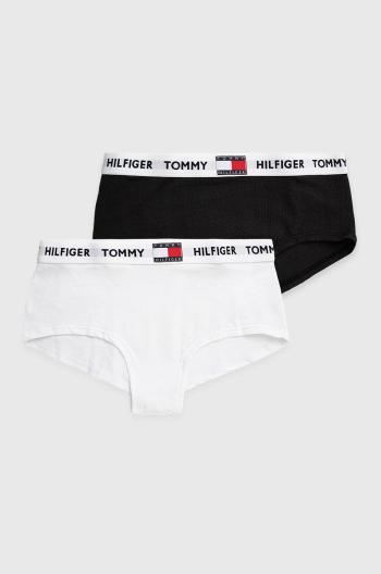 Detské nohavičky Tommy Hilfiger čierna farba