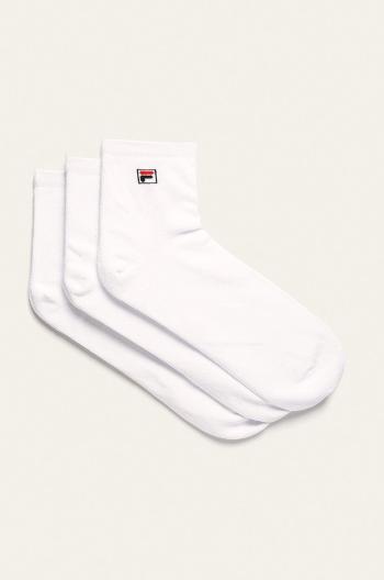 Ponožky Fila (3-pak) pánske, biela farba