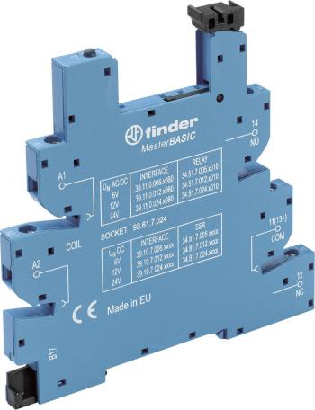 Finder 93.61.8.230 pätice pre relé S úchytným strmeňom, s LED diódou, S EMV odrušením Vhodné pre sériu: Finder rad 34 Fi
