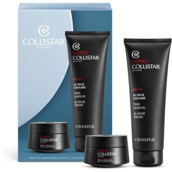 Collistar Uomo Anti-age Energizing Cream Cream-Gel+Toning Shower Gel darčeková sada