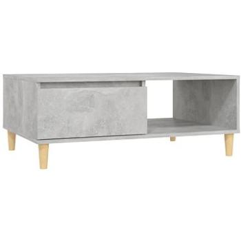 SHUMEE Konferenčný stolík betónovo sivý 90 × 60 × 35 cm drevotrieska, 805999