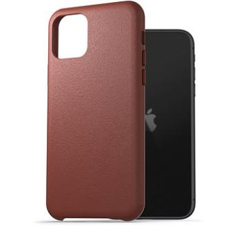 AlzaGuard Genuine Leather Case na iPhone 11 hnedý (AGD-GLC0009C)