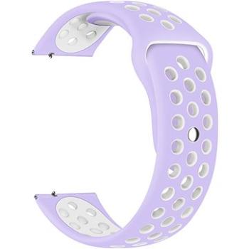 Eternico Sporty Universal Quick Release 22 mm Pure White and Purple (AET-U22SP-WhPu)