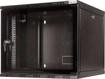 LogiLink 19" WALLMOUNT SOHO BOX  12U 540*550, BLACK, FLATPACK 19" nástenná rozvodná skriňa (š x v x h) 540 x 589 x 550 m