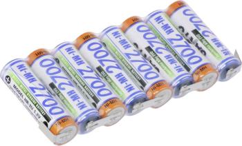 Panasonic Reihe F1x8 akupack - sada nabíjacích batérií 8x mignon (AA) spájkovacia špička v tvare U Ni-MH 9.6 V 2700 mAh