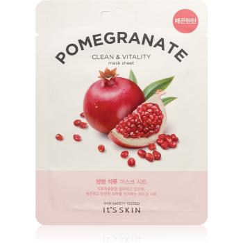 It´s Skin The Fresh Mask Pomegranate plátenná maska pre rozjasnenie a vitalitu pleti 20 g