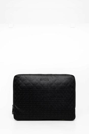 Obal na notebook Calvin Klein čierna farba