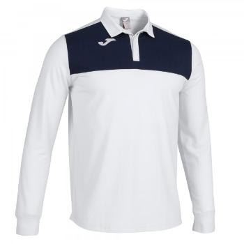 POLO SHIRT WINNER II WHITE-DARK NAVY L/S