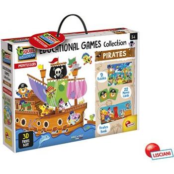 Montessori kolekcia vzdelávacích hier piráti (8008324080281)