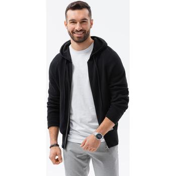 Ombre  Vesty bez rukávov/Cardigany Pánsky sveter na zips - čierna E186  viacfarebny