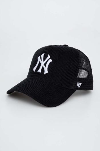 Šiltovka 47 brand MLB New York Yankees čierna farba, s nášivkou