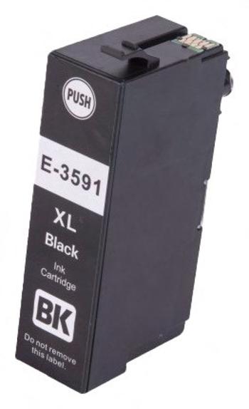 EPSON T3591-XL (C13T35914010) - kompatibilná cartridge, čierna, 45ml