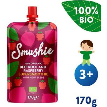 SALVEST Smushie BIO Ovocné smoothie s červenou repou, malinami a konopnými semienkami (170 g) (4740073073827)