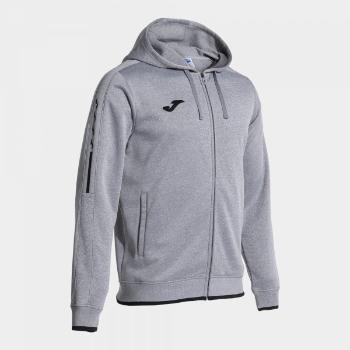 OLIMPIADA ZIP-UP HOODIE MELANGE GREY BLACK XL