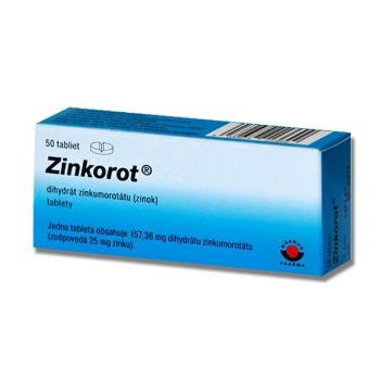 Zinkorot - zinok 25 mg, 50 tabliet
