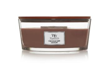 WoodWick Vonná sviečka loď Stone Washed Suede 453,6 g