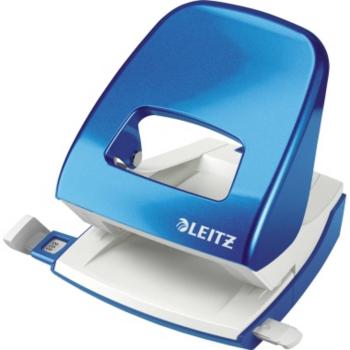 Leitz 50082036 kancelárska dierovačka New NeXXt WOW modrá (metalíza) Max. formát nastavenia: DIN A4 30 listov (80 g / m²