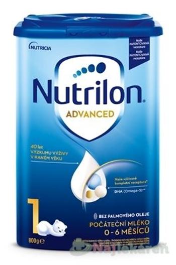 Nutrilon Advanced 1 počiatočná mliečna dojčenská výživa v prášku (0-6 mesiacov) 6x800 g