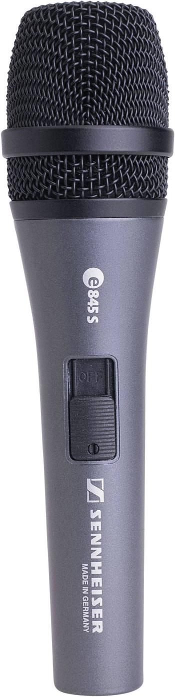 Sennheiser E845 S ručný mikrofón na spievanie Druh prenosu:káblový vr. svorky