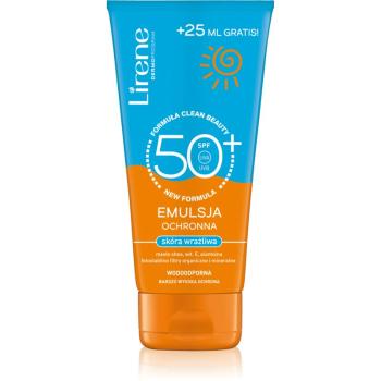 Lirene Sun upokojujúca ochranná emulzia pre citlivú pleť SPF 50+ 175 ml